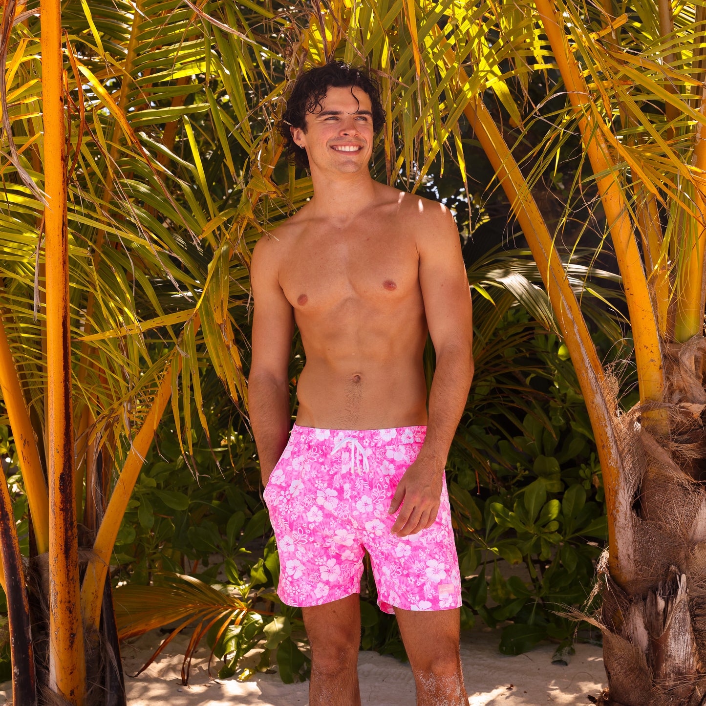 Island Blush Men's Trunks