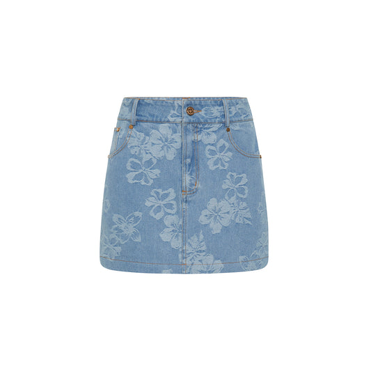 Dixie Denim Mini Skirt