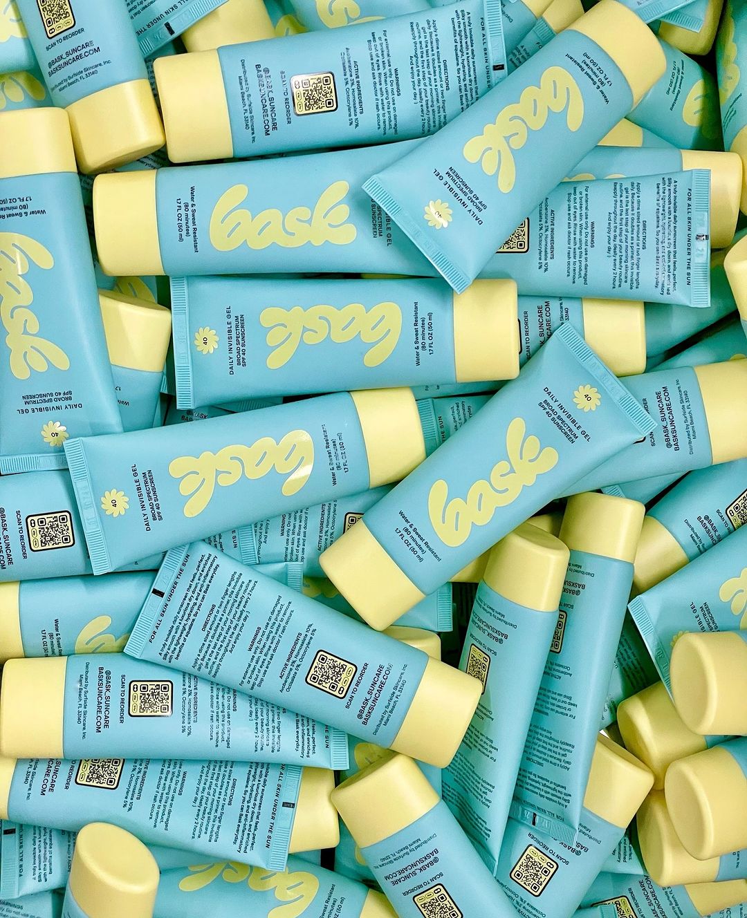 Bask Daily Invisible Gel SPF 40 Sunscreen Lotion