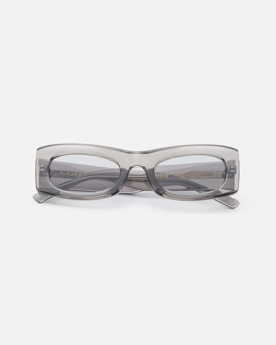Grey Transparent Frida Sunglasses