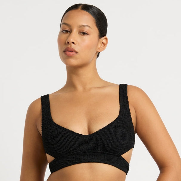 Black Eco Nino Crop Top