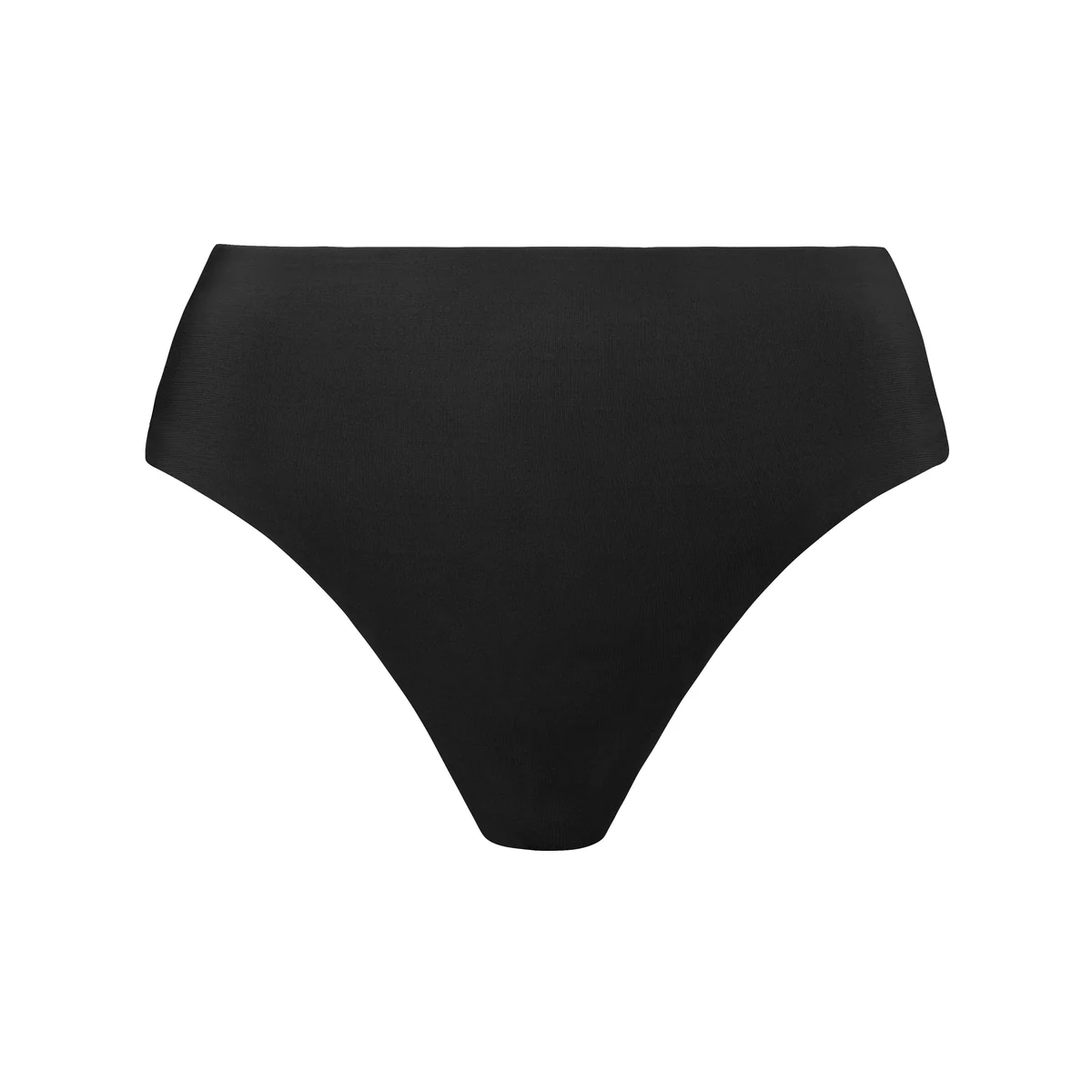 Black Ava High Waist Bikini Bottom