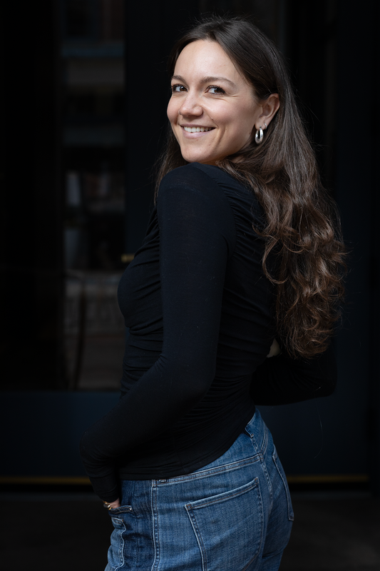 Black Ruched Off the Shoulder Knit top