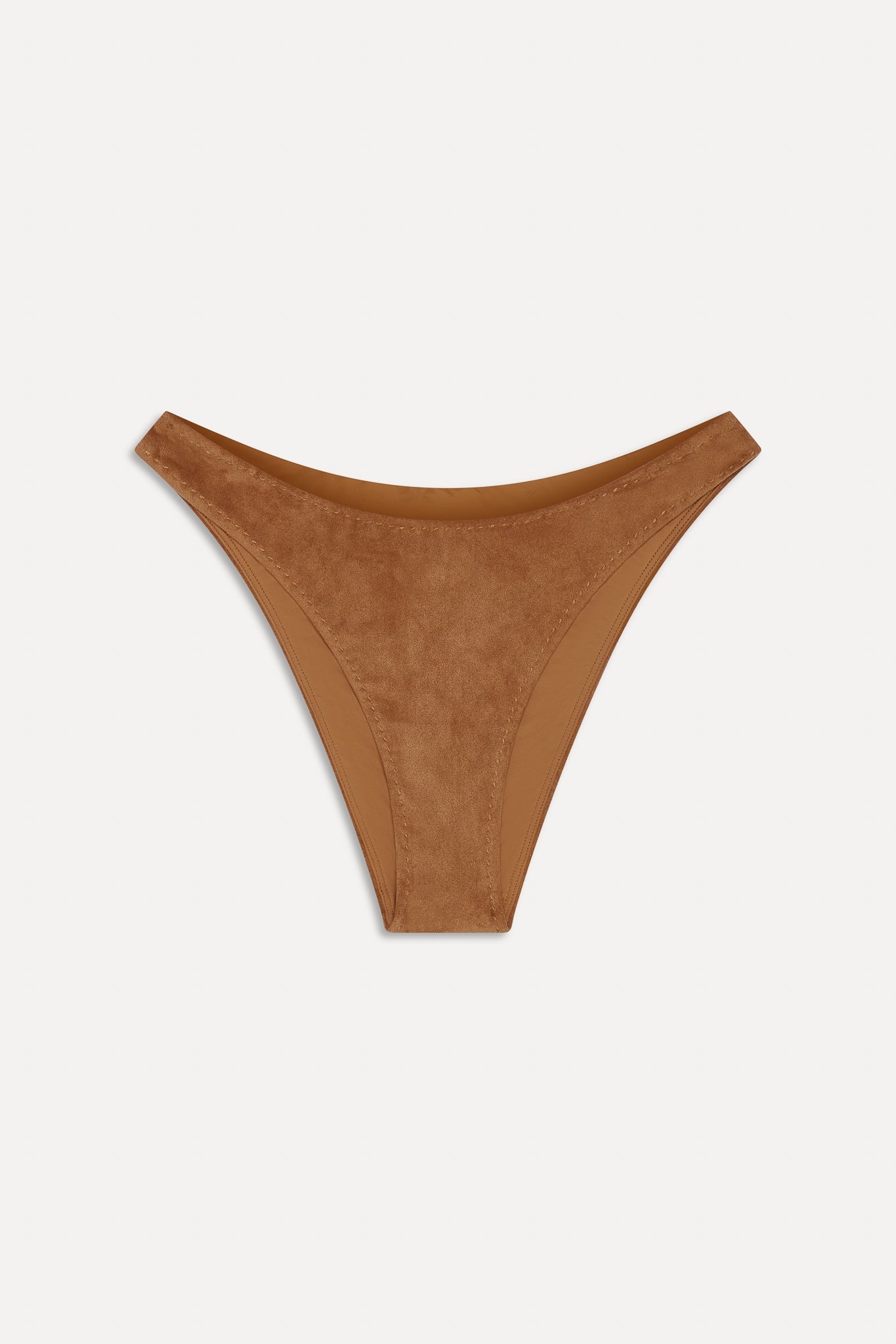 Bella Hadid's Sunkissed Suede Dove Bottom