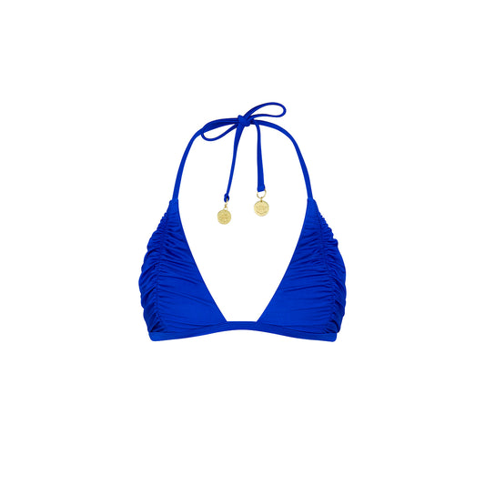 Blue Lagoon Gathered Stitch Bralette