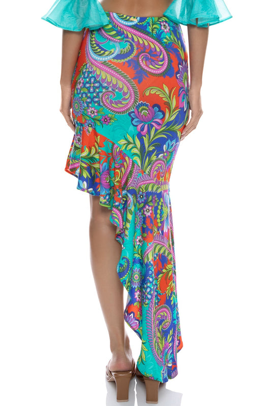 In The Groove Midi Skirt