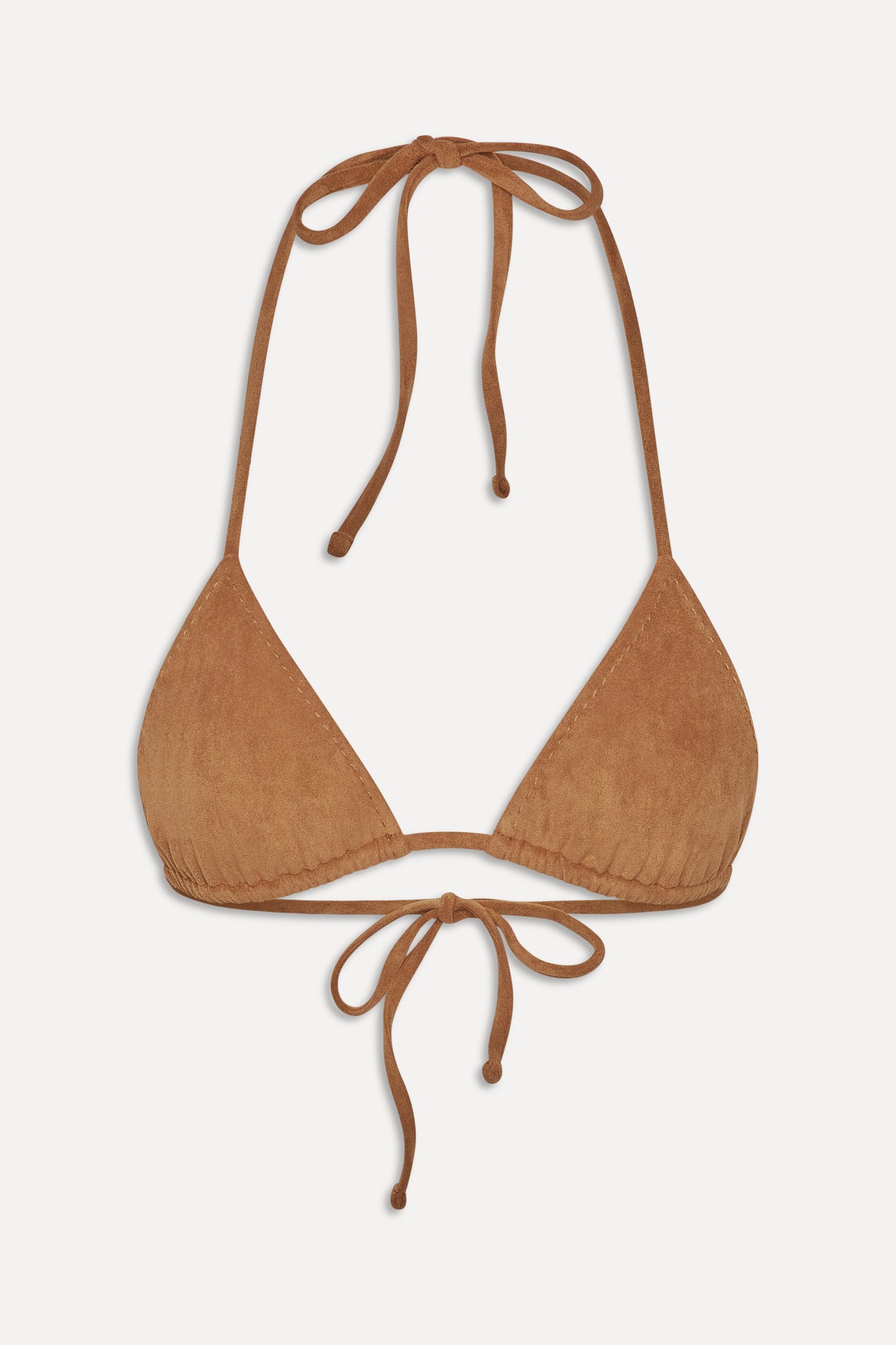 Bella Hadid's Sunkissed Suede Nick Triangle Top
