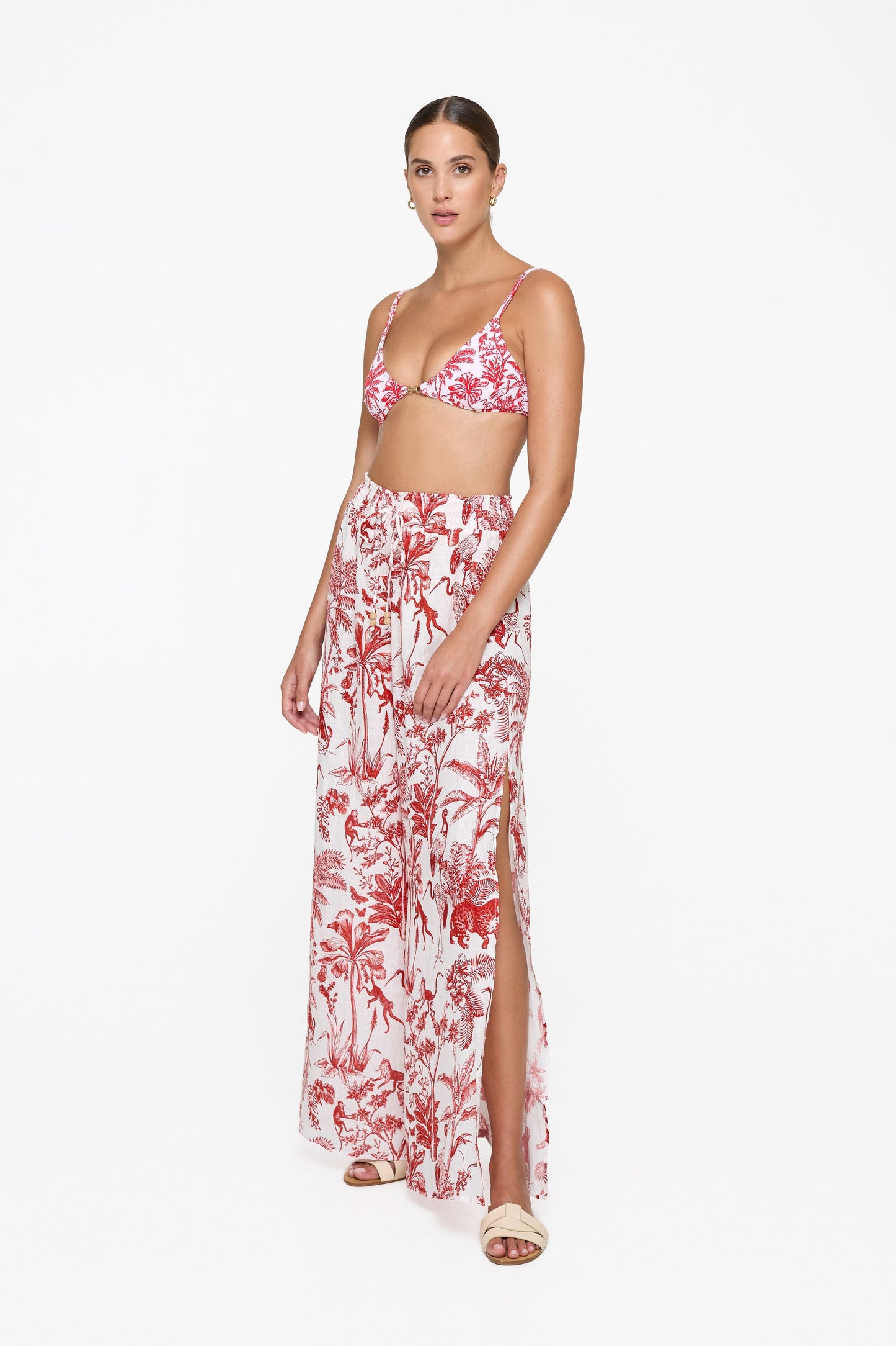 Red Toile Penelope Pant