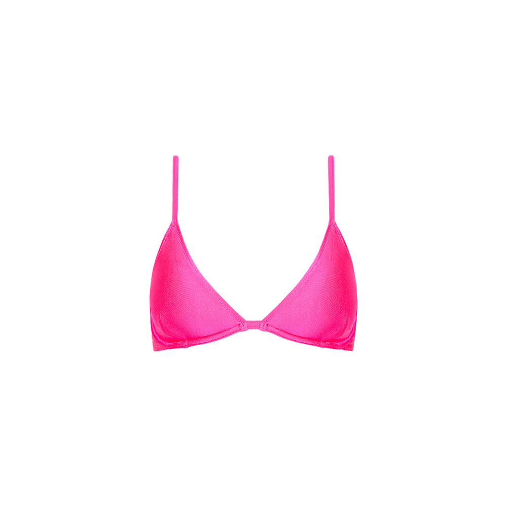 Posh Pink Underwire Triangle B-C Cup Top