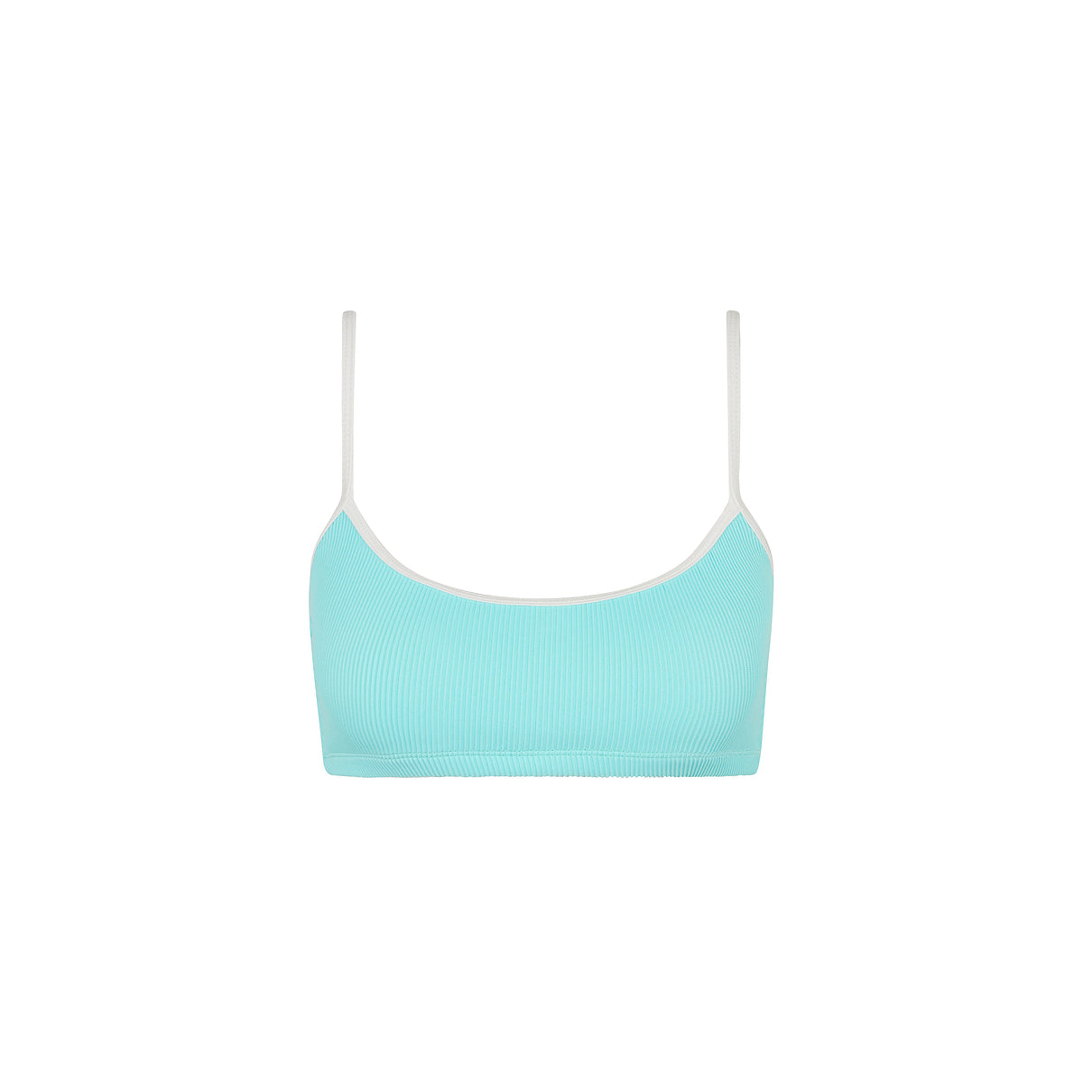 Calypso Blue Swim Tank Bikini Top