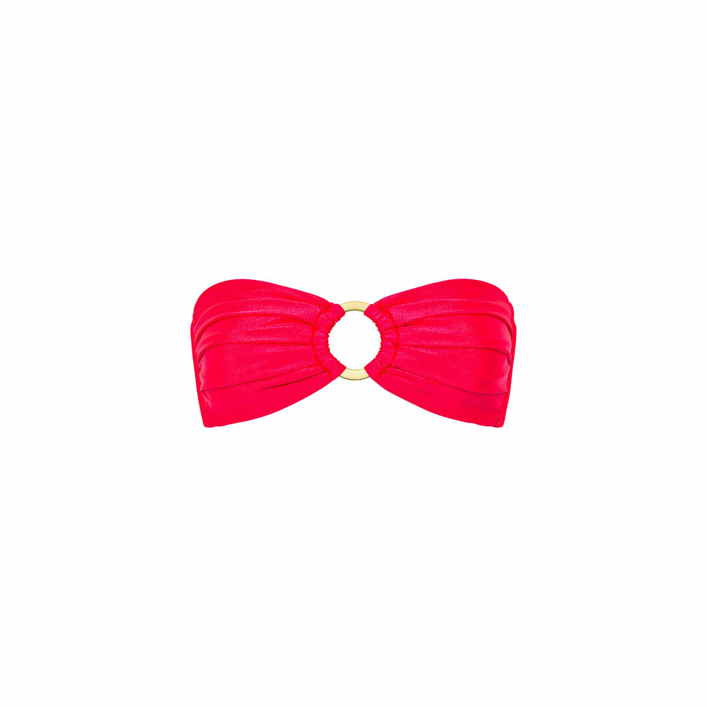 Cherry Crush Strapless Bandeau Top
