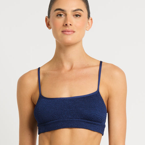 Midnight Shimmer Saint Crop Top