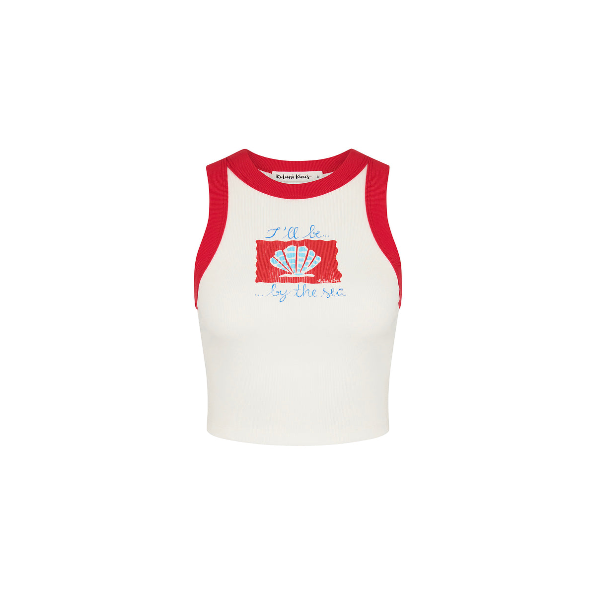 Sugar Spritz Printed Crop Bind Tank