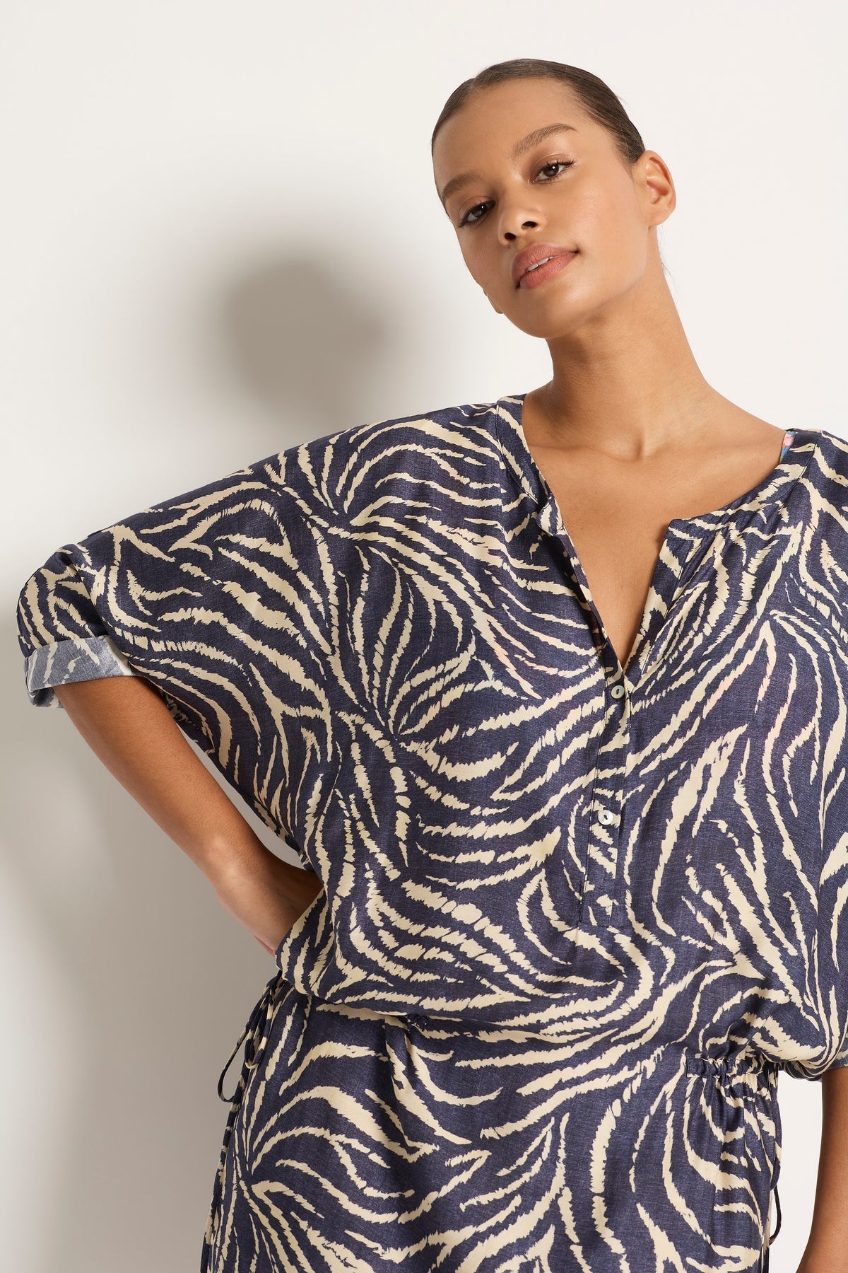 Mesura 3/4 Sleeve Shirt Dress