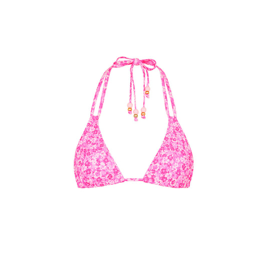Berry Burst Halter Bralette Top