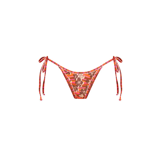Sunkissed Stripe Double Bind Cheeky Tie Side Bottom