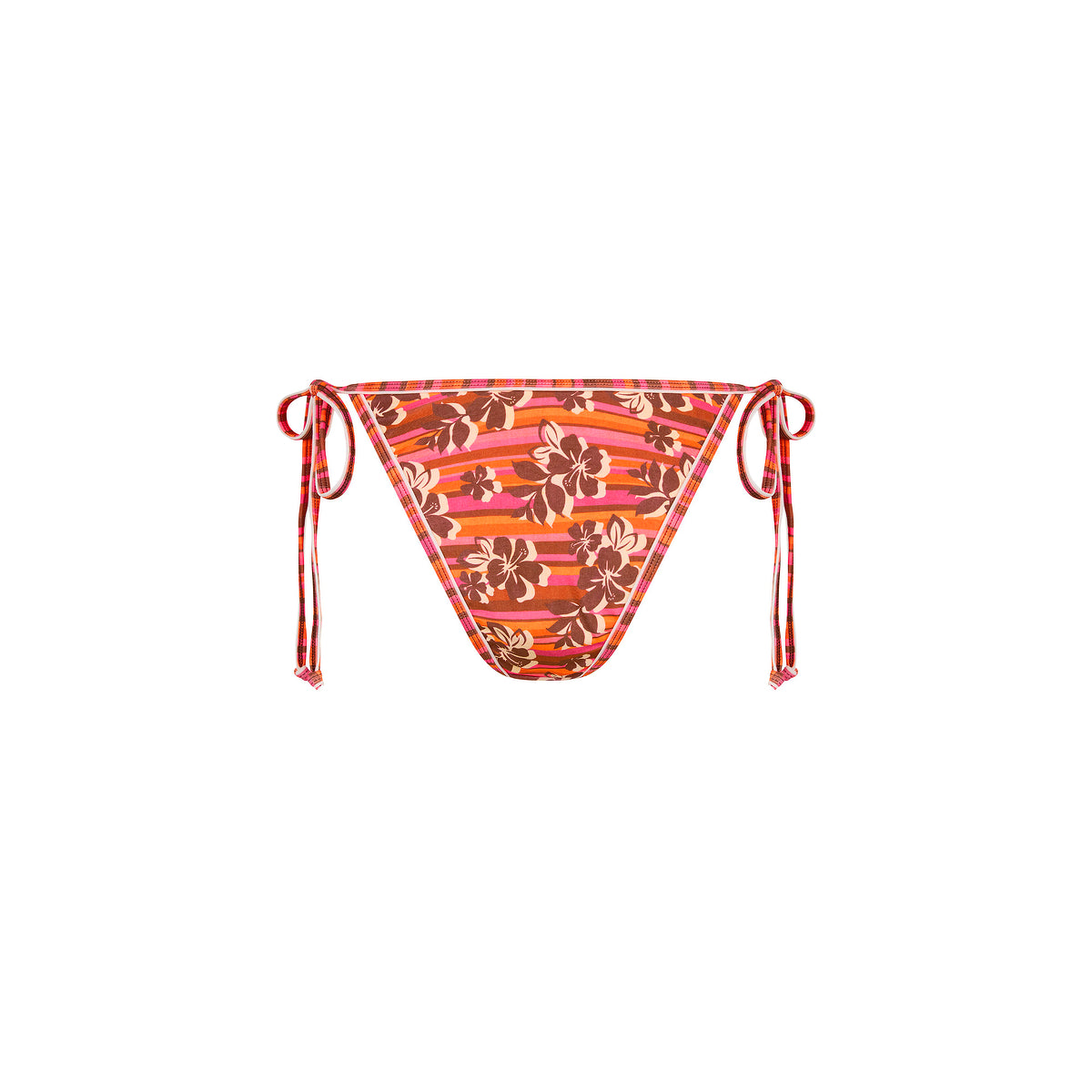 Sunkissed Stripe Double Bind Cheeky Tie Side Bottom