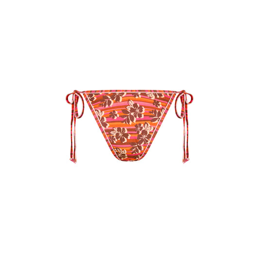 Sunkissed Stripe Double Bind Cheeky Tie Side Bottom