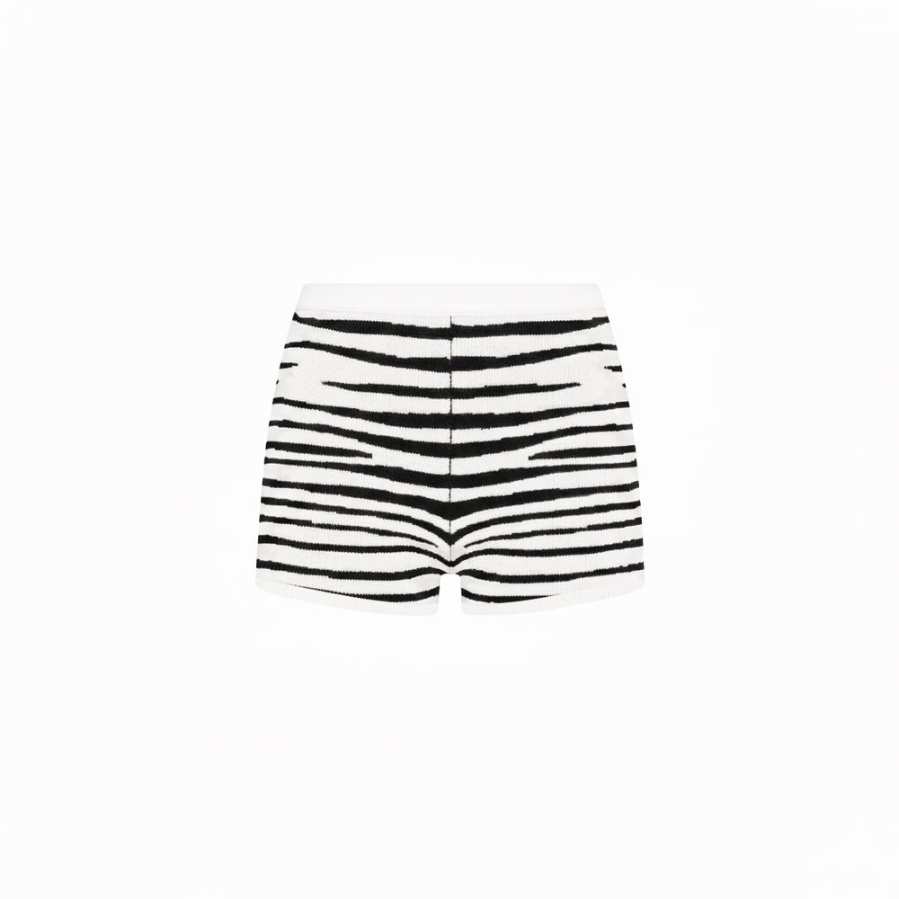 Savanna Stripe Essential Knit Micro Short