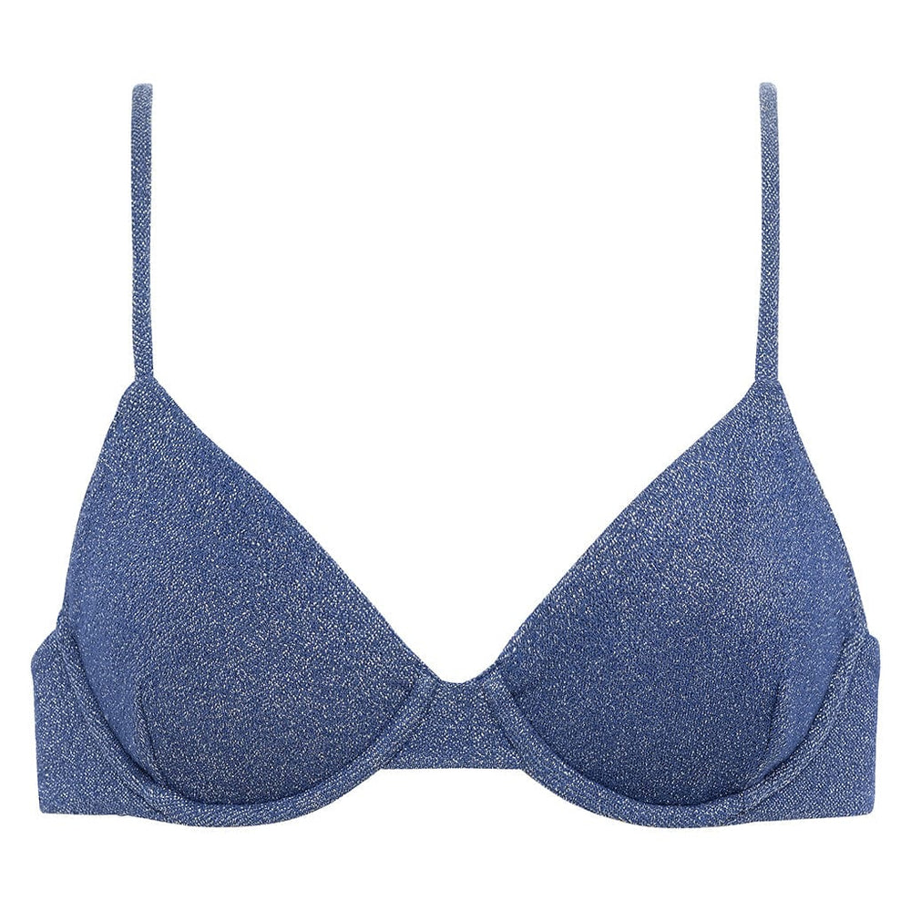 Sky Sparkle Dainty Bikini Top