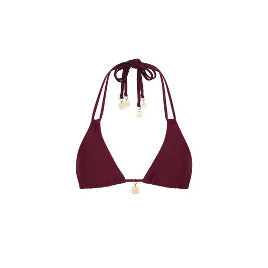 Sangria Halter Bralette Top