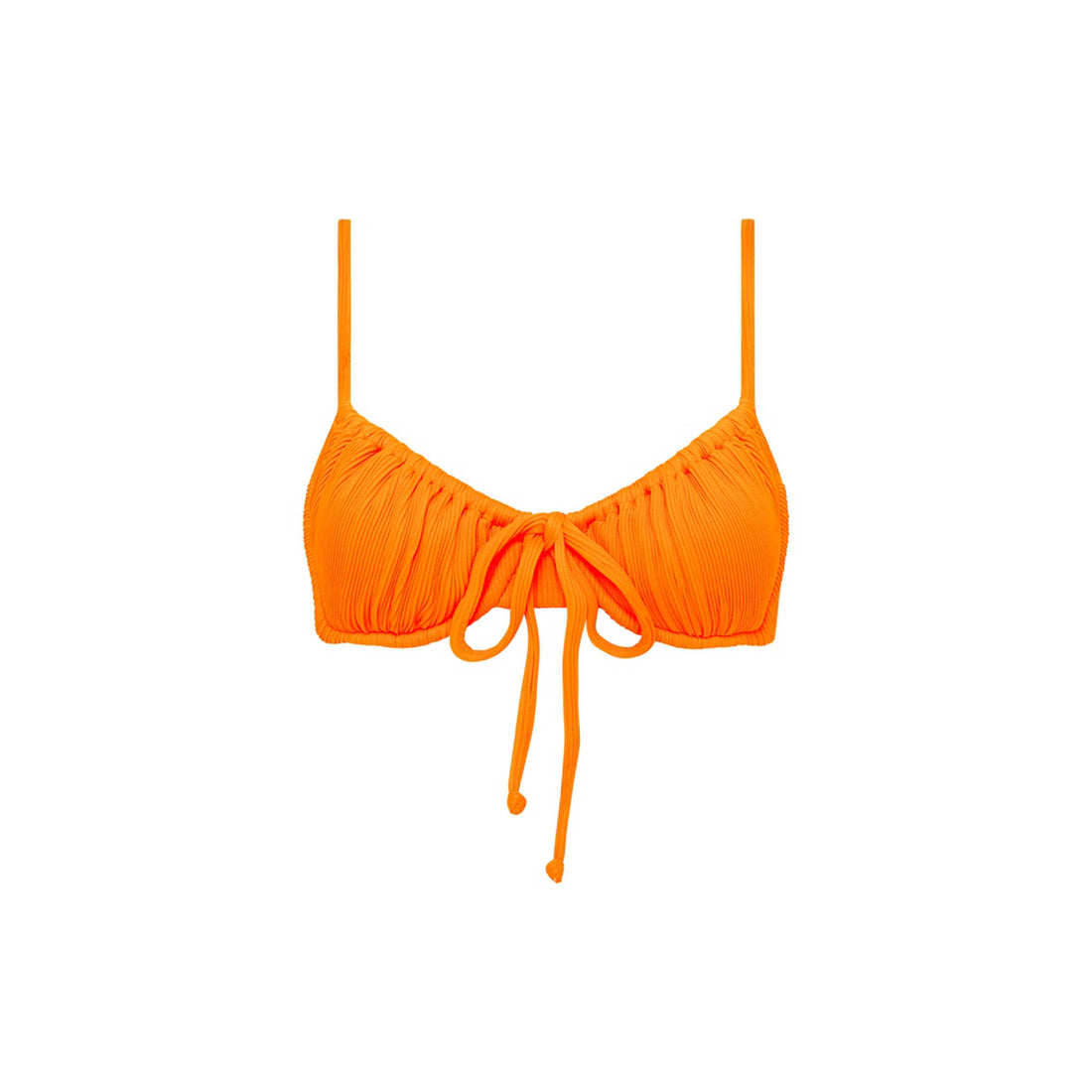 Papaya Ruched Underwire Top