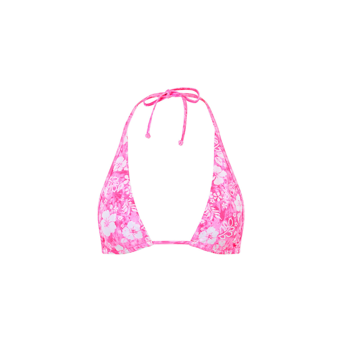 Island Blush Bind Tie Halter Top