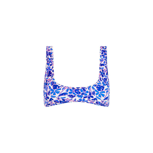 Ocean Colada Bind Slim Scoop Top
