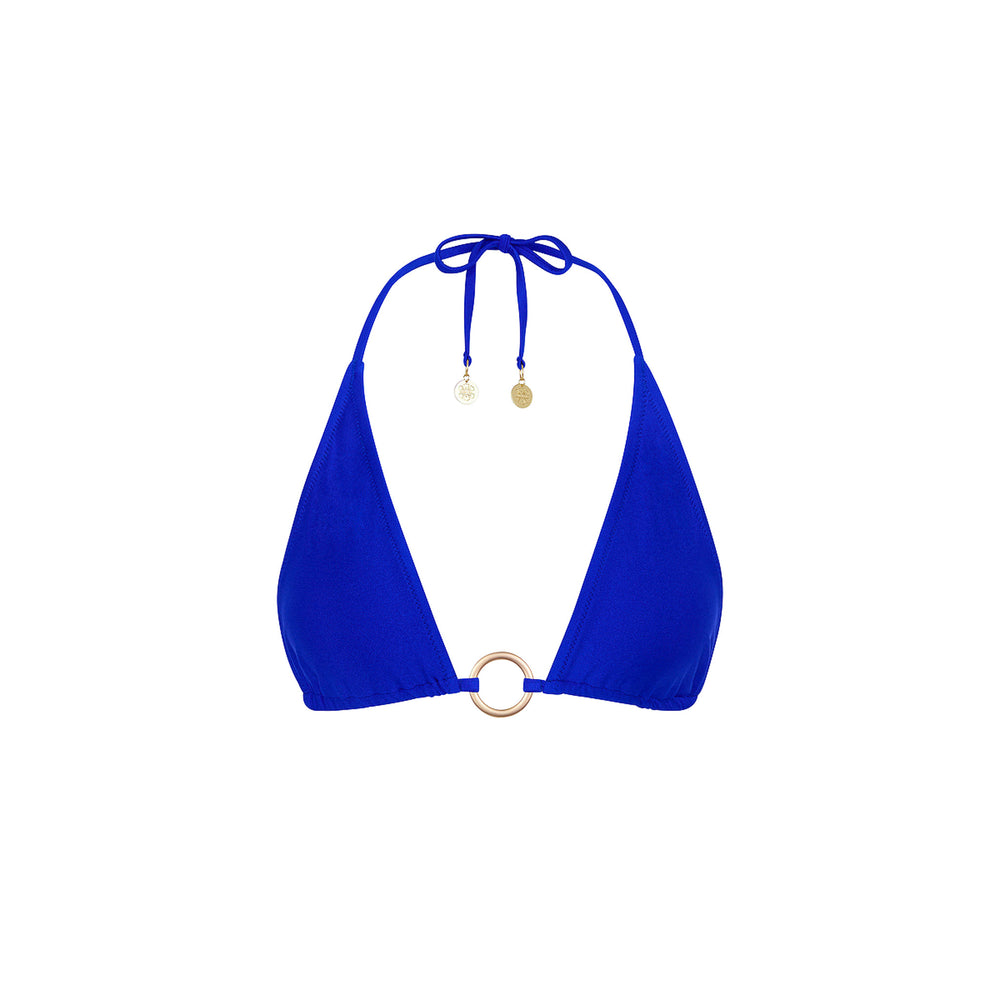 Blue Lagoon Ring Halter Top