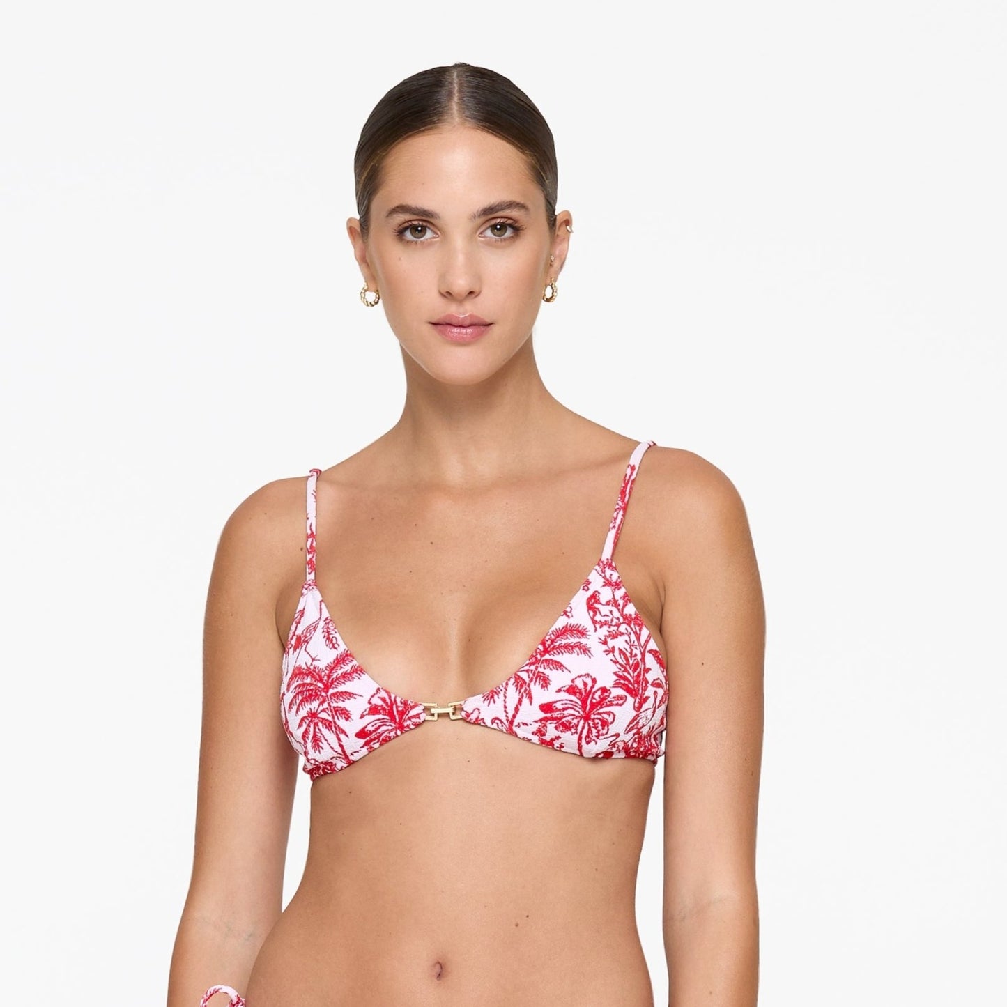 Red Toile Vienna Top