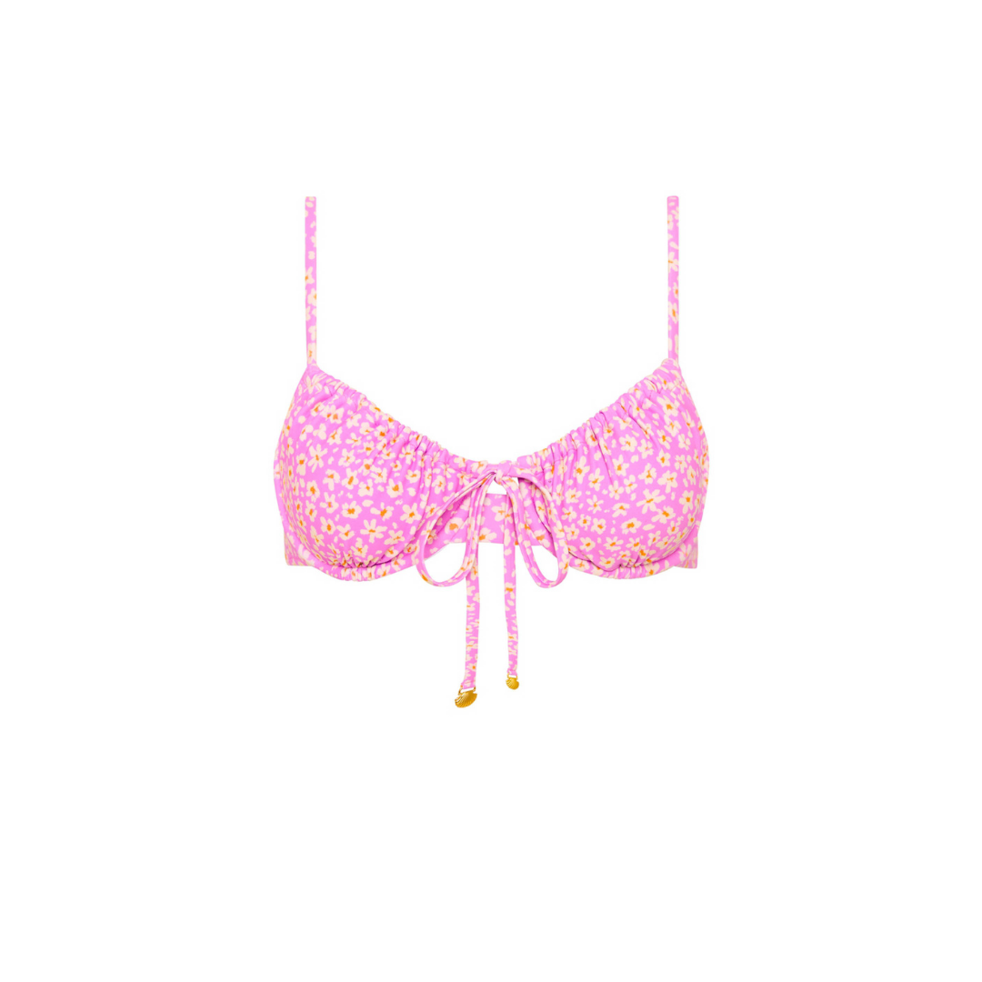 Pretty Petals Ruched Underwire Top