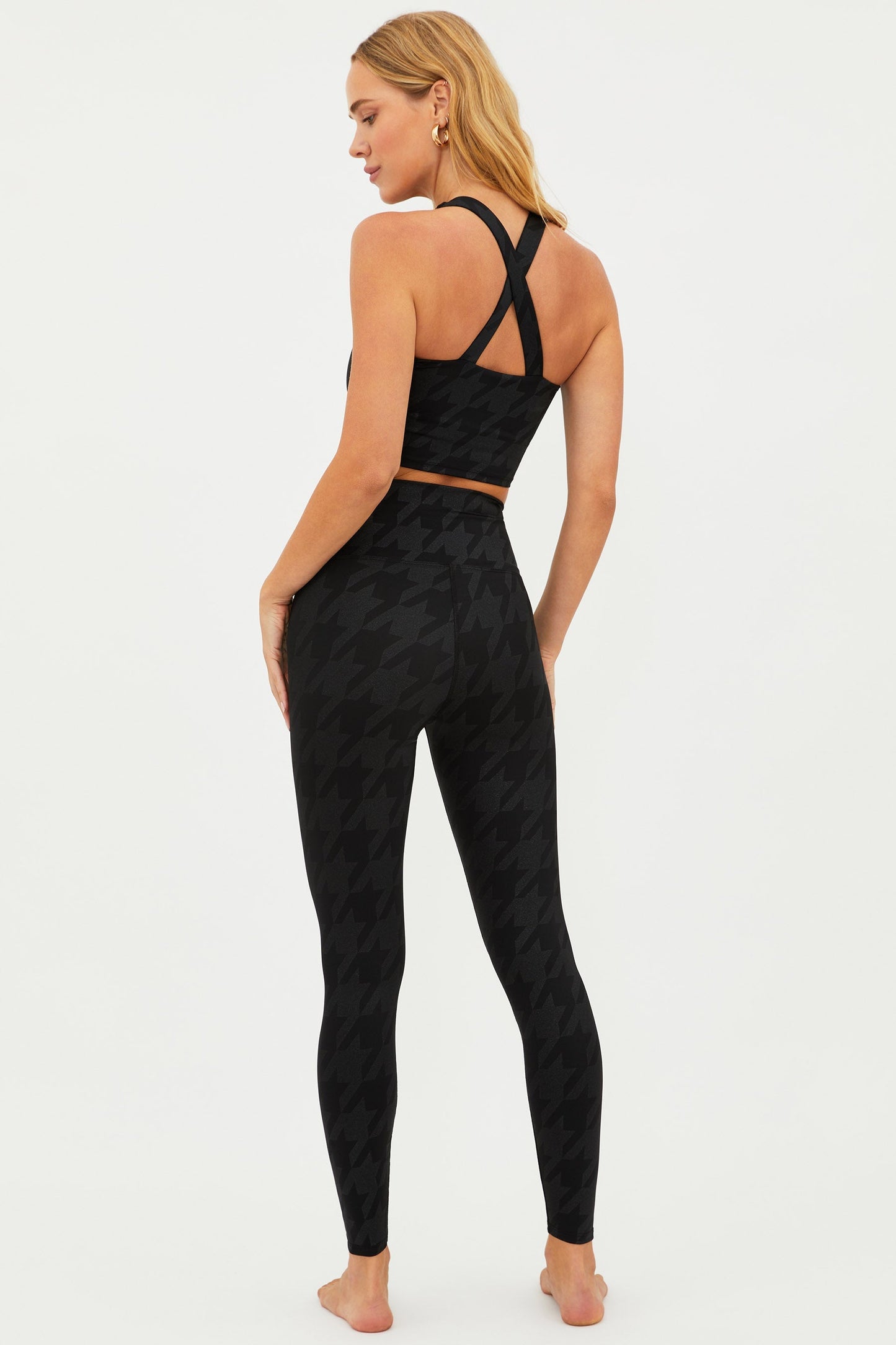 Gunmetal Houndstooth Katya Top