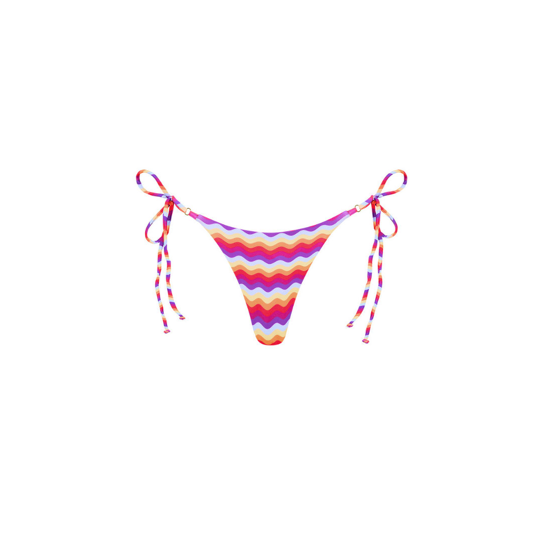 Wave Runner Tie Side Thong Bottom