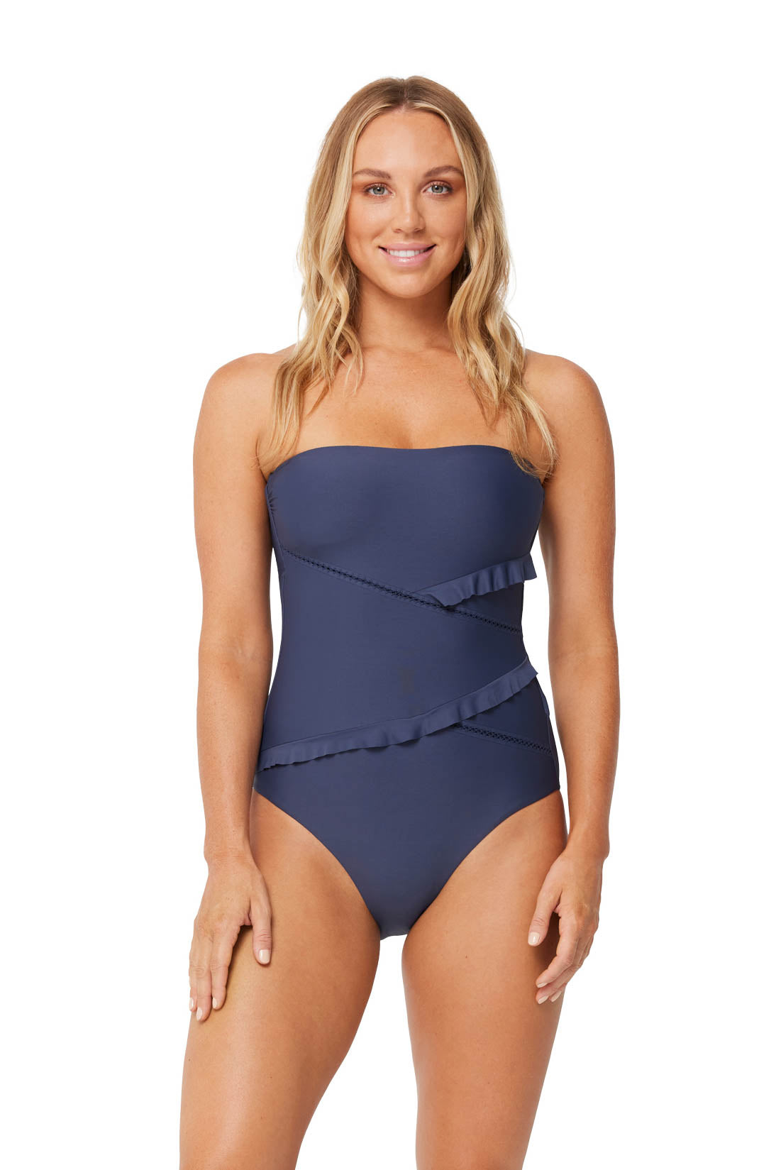 Nightfall Spliced Bandeau One Piece