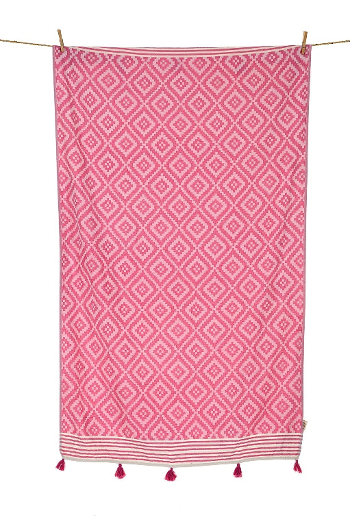 Myrina Large Beach Towel with Tassels