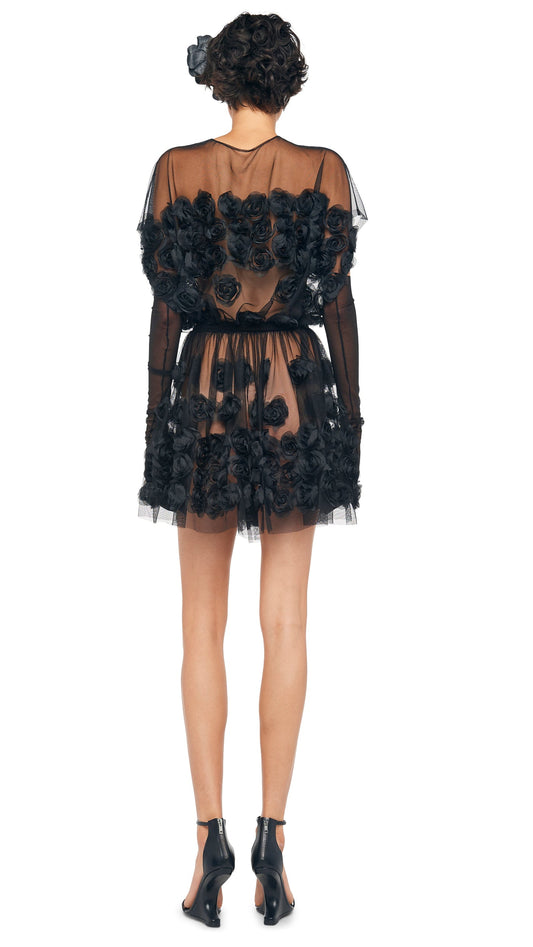 Super Oversized Flared Mini Dress