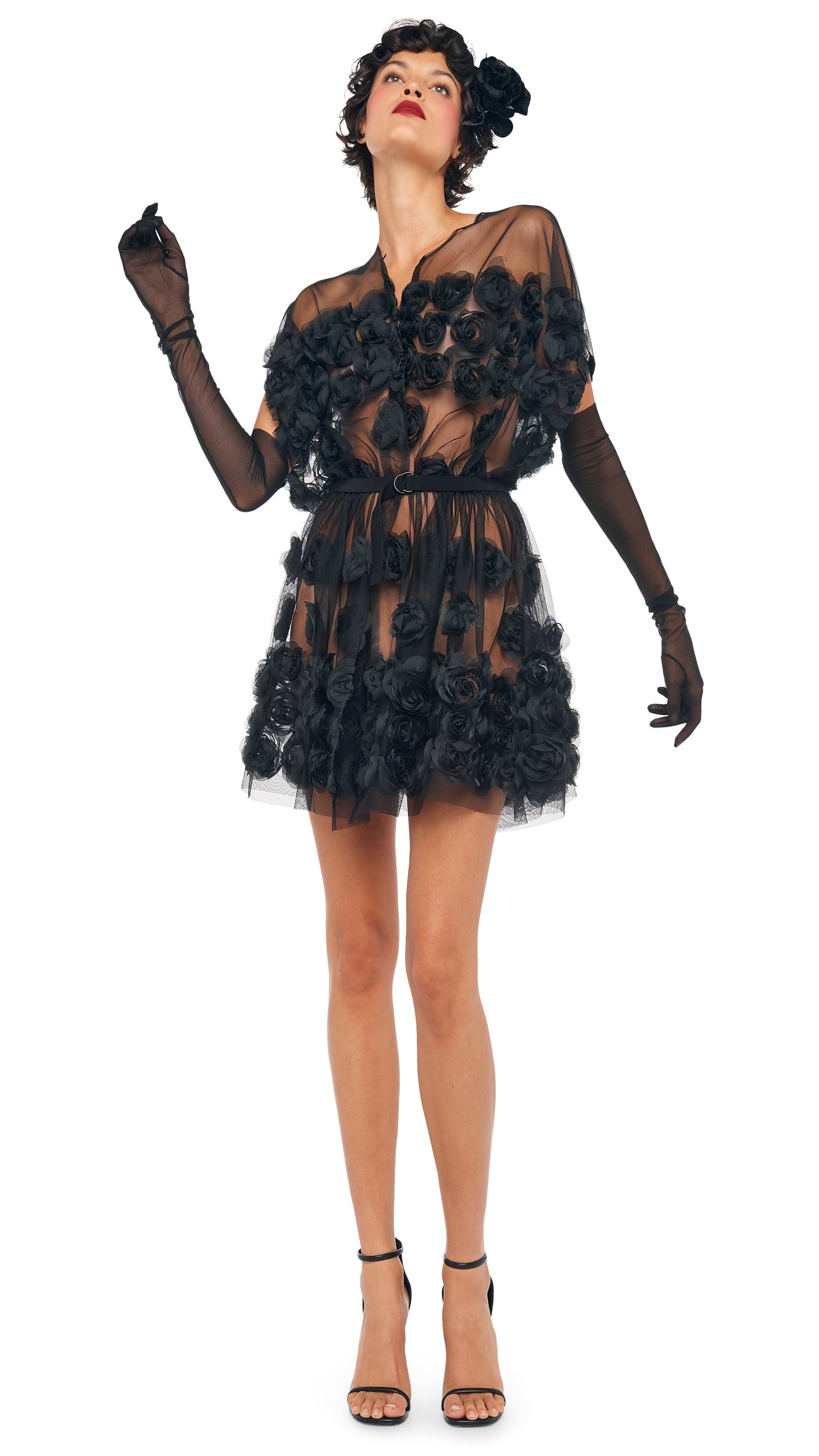 Super Oversized Flared Mini Dress