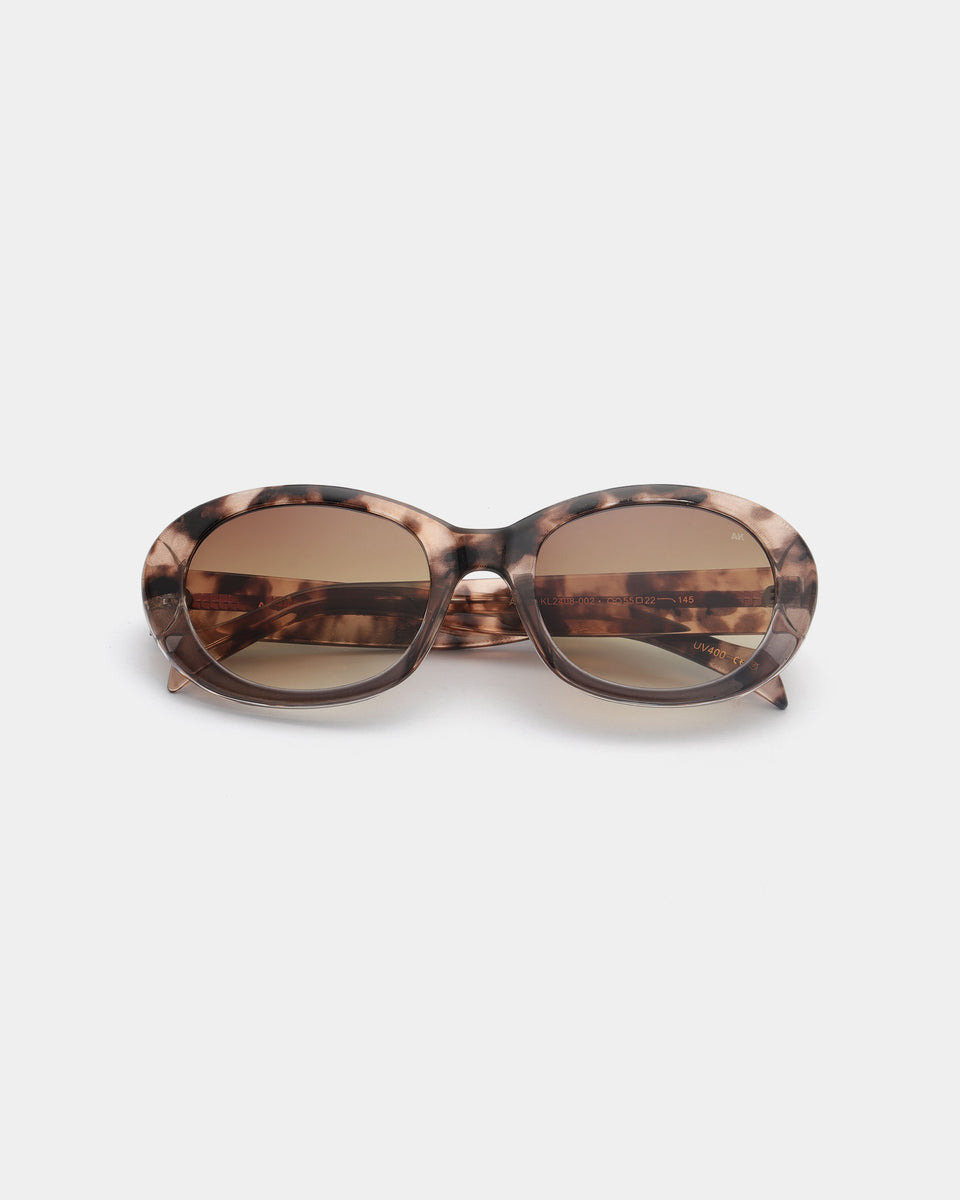 Coquina/Gray Transparent Anma Sunglasses