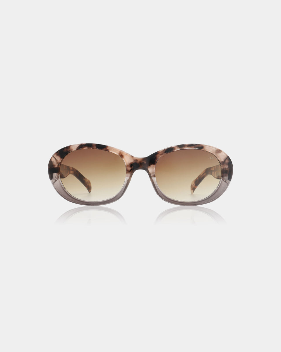Coquina/Gray Transparent Anma Sunglasses