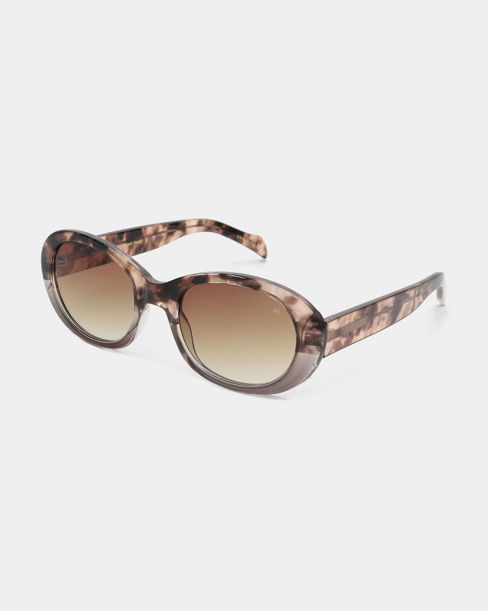 Coquina/Gray Transparent Anma Sunglasses