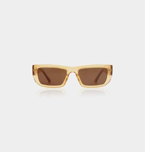 Yellow Transparent Fame Sunglasses