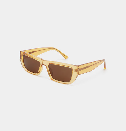 Yellow Transparent Fame Sunglasses