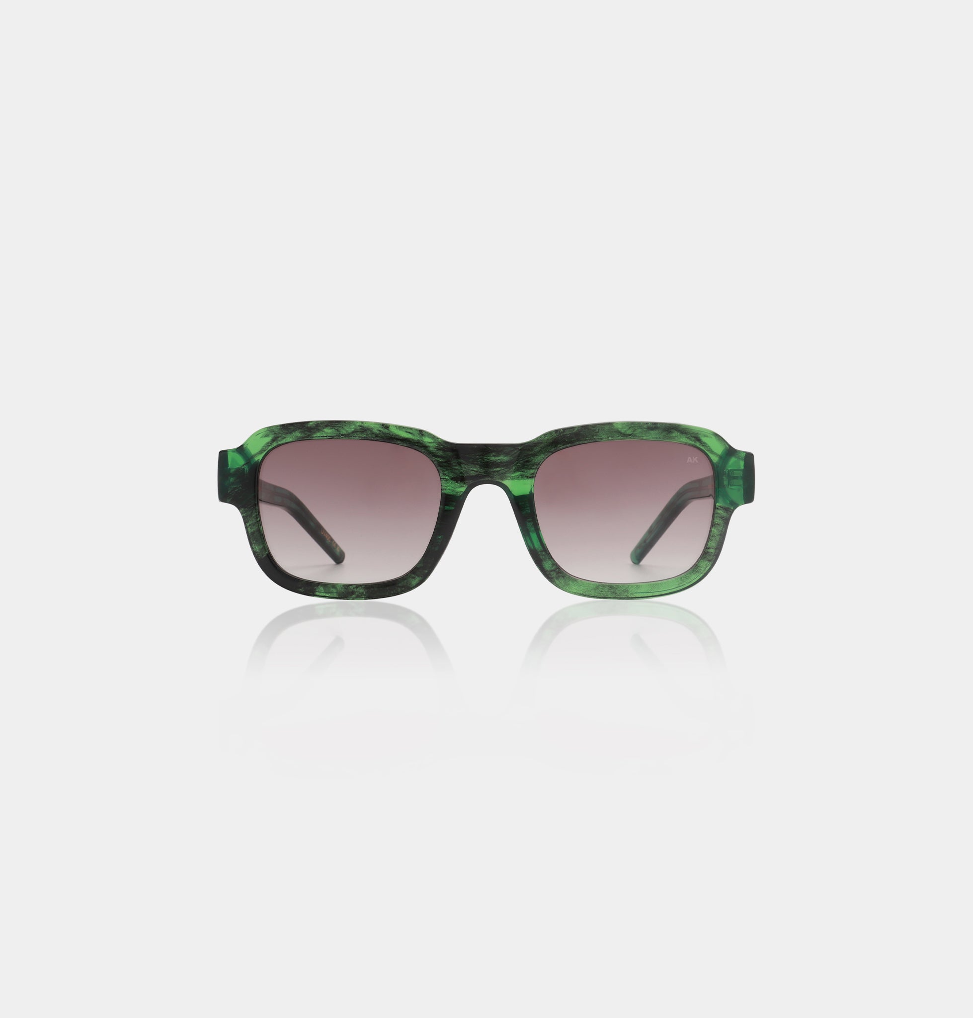 Green Marble Transparent Halo Sunglasses
