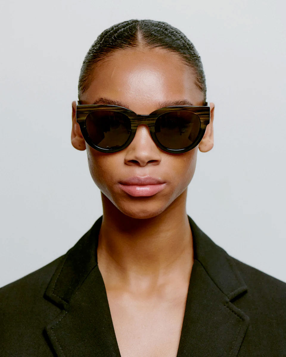 Striped Horn Lilly Sunglasses