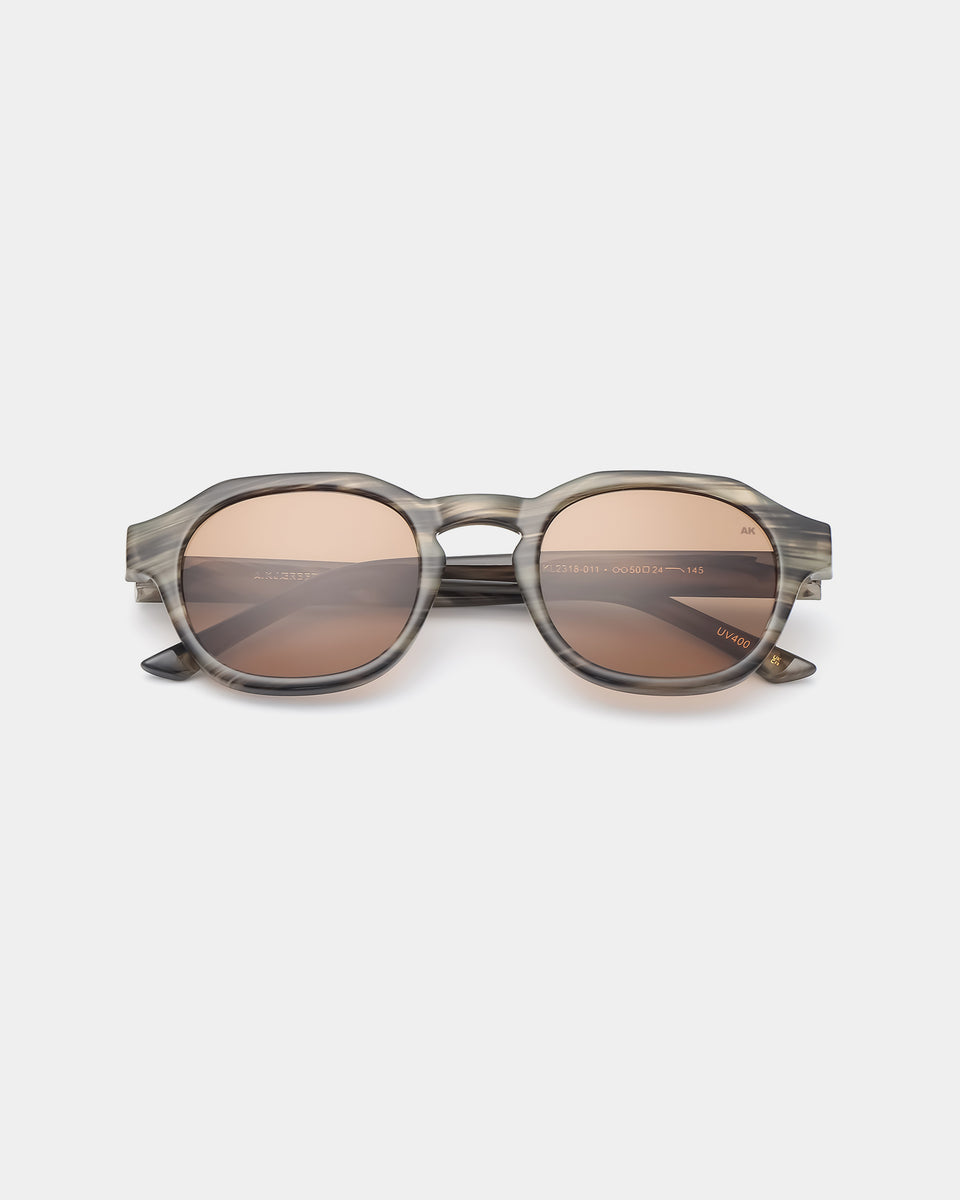 Striped Horn Zan Sunglasses