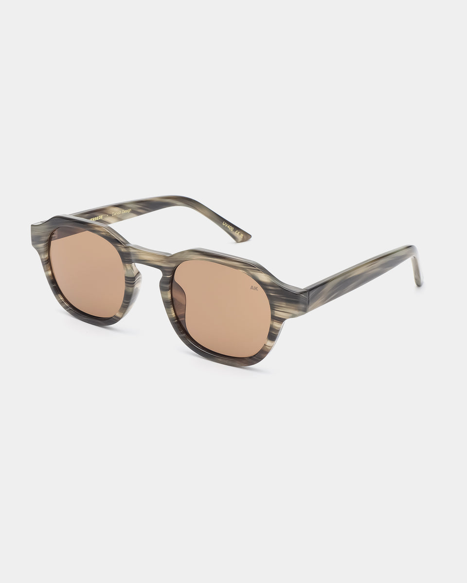 Striped Horn Zan Sunglasses