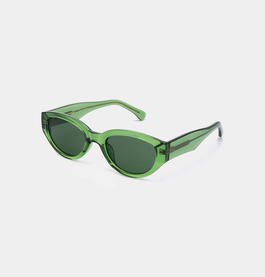 Light Olive Transparent Winnie Sunglasses