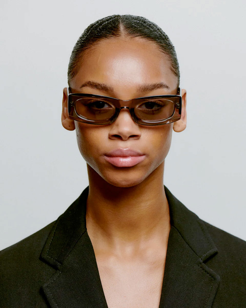 Grey Transparent Frida Sunglasses