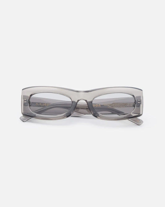 Grey Transparent Frida Sunglasses