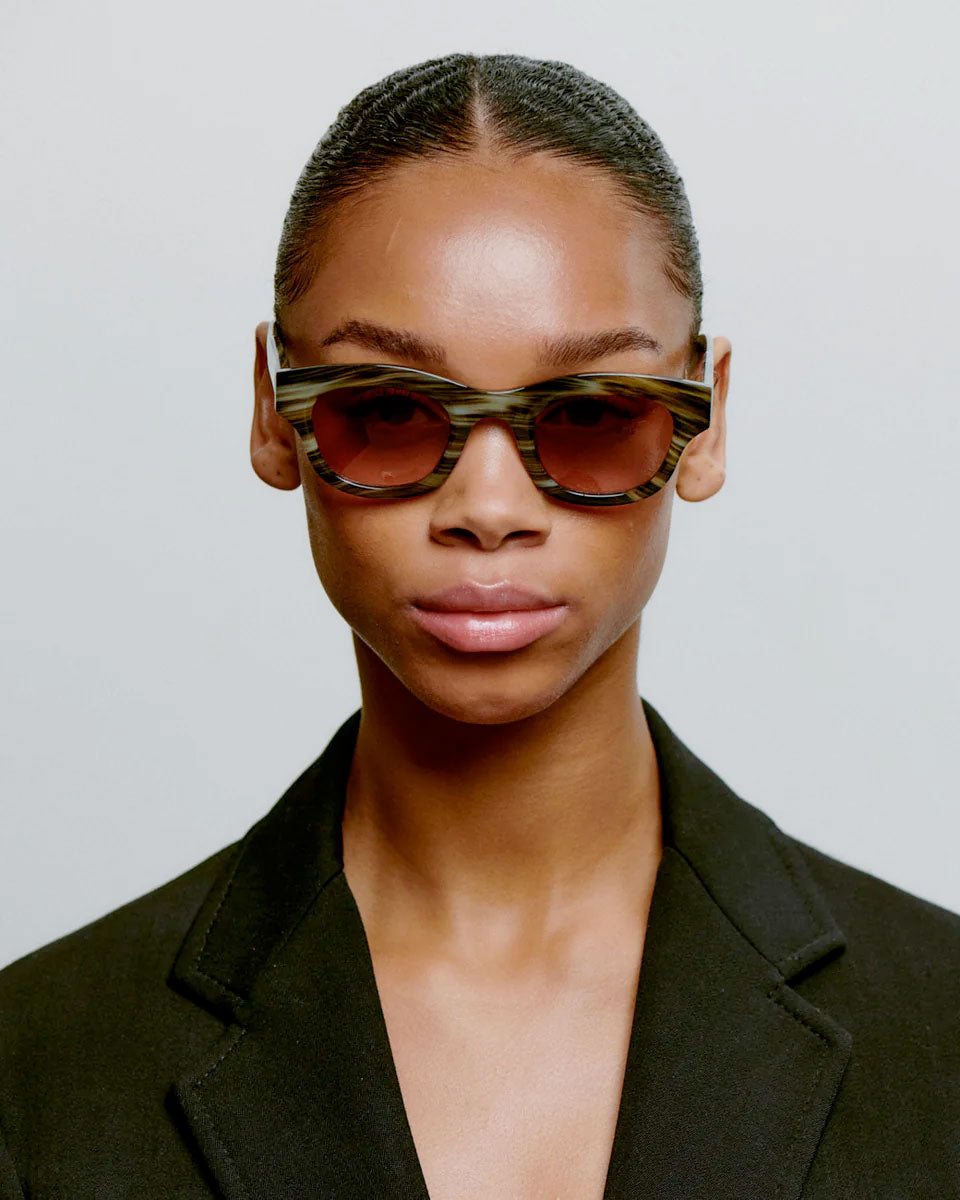 Striped Horn Lane Sunglasses